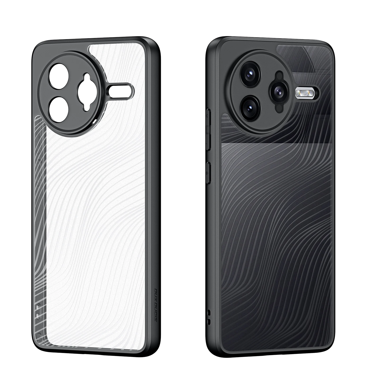 DUX DUCIS Anti-Finger Shock Proof Transparent Back Phone Case