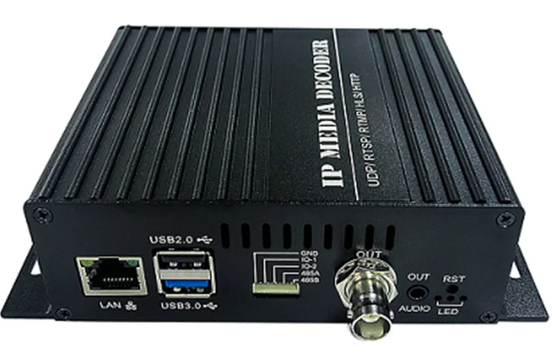 휴대용 HEVC SDI SRT 디코더 IP SDI H.265 H.264 디코딩 스트리밍 상자 OTT 모니터링 시스템 COL-D8201S