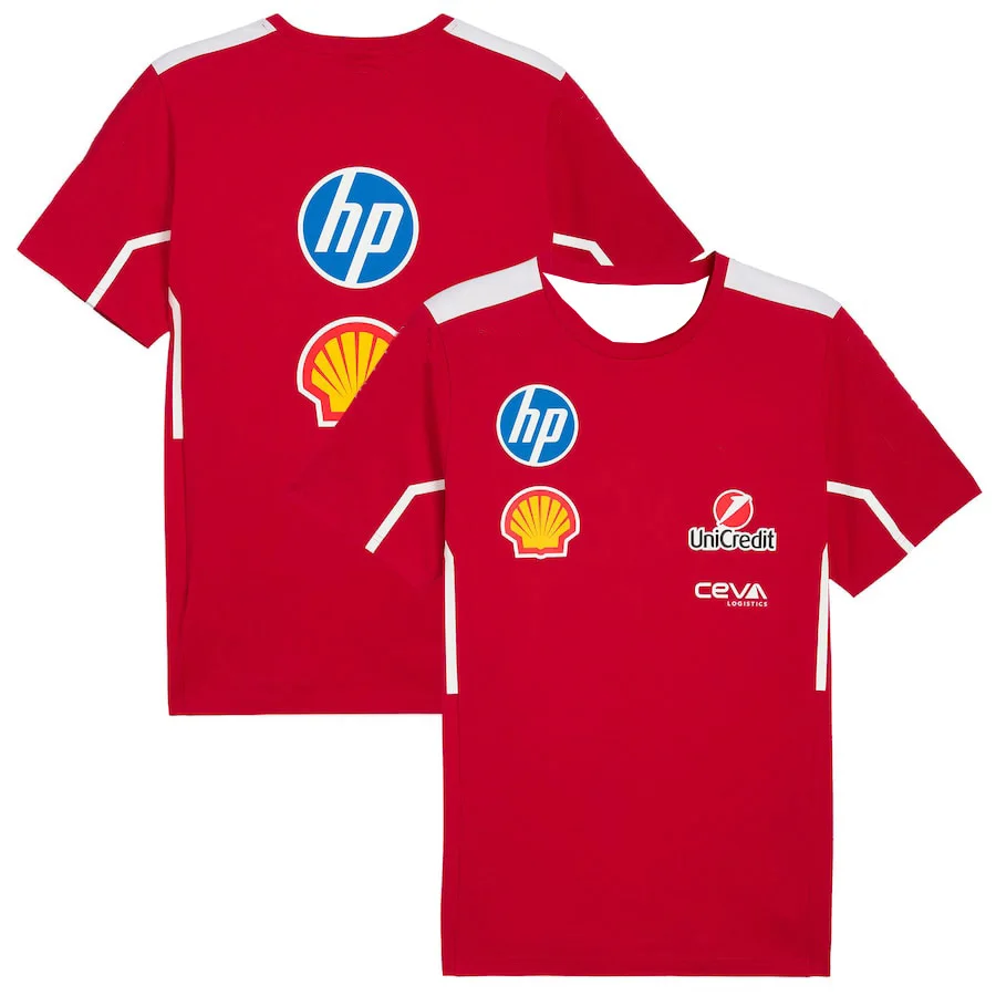 New Summer Scuderia Team Training Tops Special Edition Jersey T Shirt Adults Kids Outdoor Youth Sports Quick Drying Tees