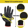 20PCS PU Coated Safety Work Gloves Non-Slip Seamless Knit Work Gloves for Men Gardening Construction Repair Yard Outdoor Gloves 2