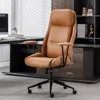 Executive Chair Mid Century Office Modern Chair,55° Reclining High Back Desk Chair with Wheels,Conference Room Chairs 1