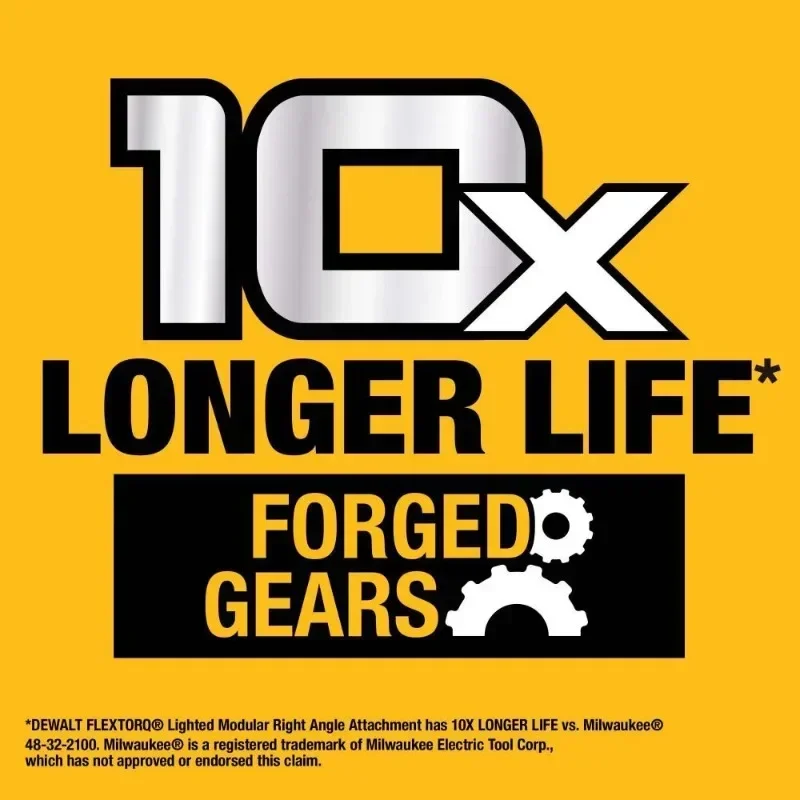 DEWALT DWALRAFT FLEXTORQ® Lighted Modular Right Angle