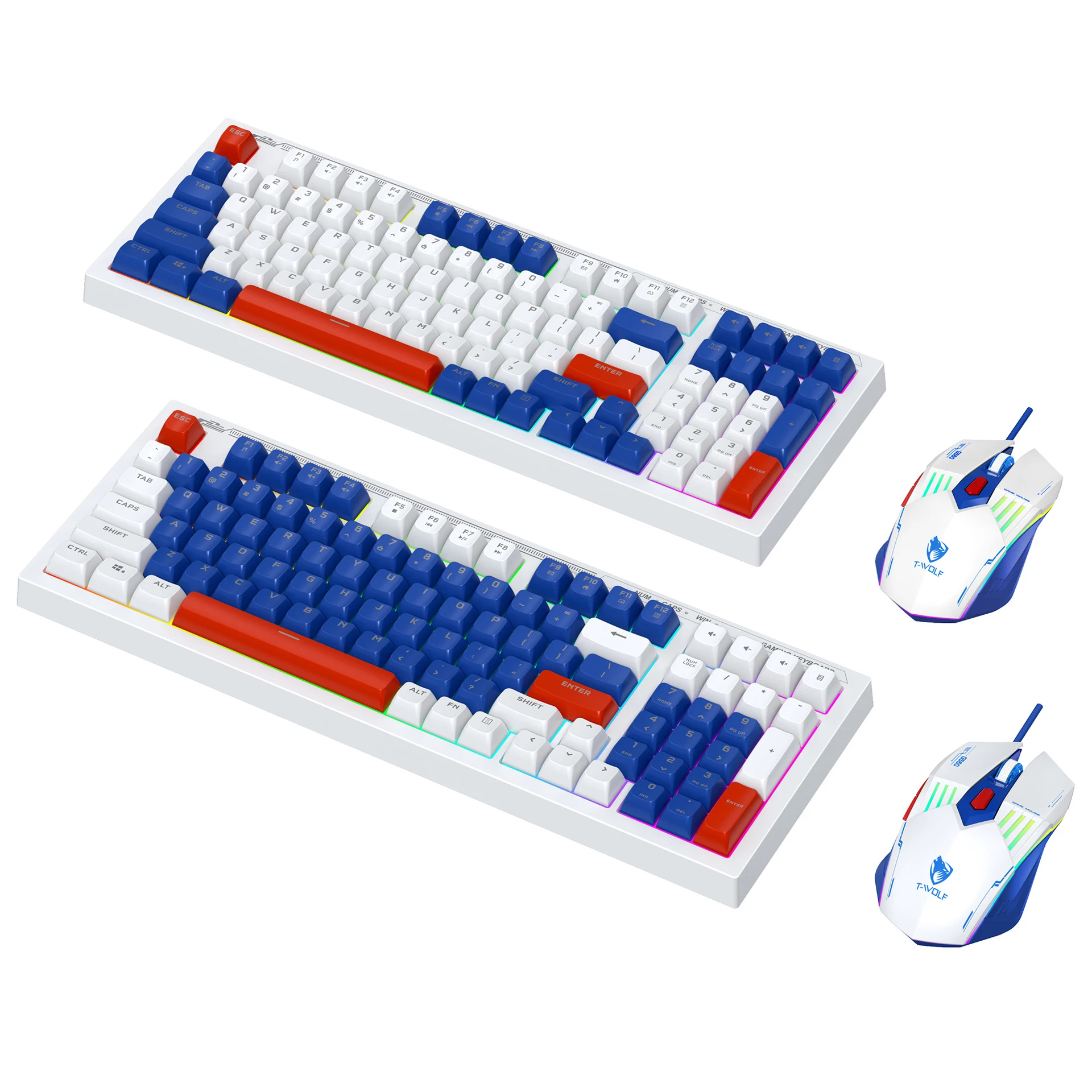 【New arrival】 98 Keys Wired Gaming Keyboard And Mouse Set | Daraz.com.bd