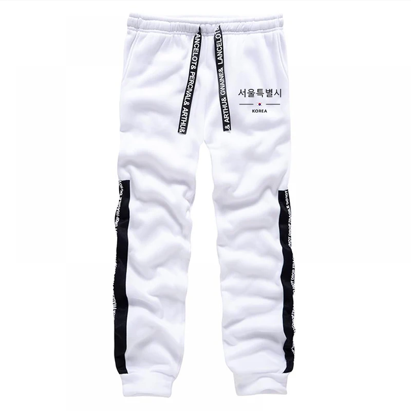 Chándal para hombre, sudaderas informales estampadas, ropa deportiva para deportes al aire libre, trotar, ropa para hombre, pantalones con capucha de una sola pieza, estilo coreano