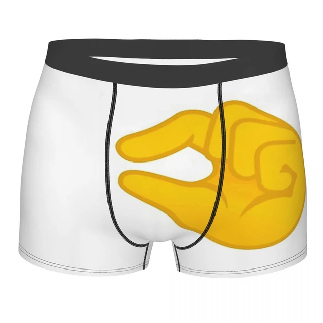 Hand Gesture Design Tiny Cock Hand Gesture Small Underpants Homme Panties  Male Underwear Comfortable Shorts Boxer Briefs - AliExpress