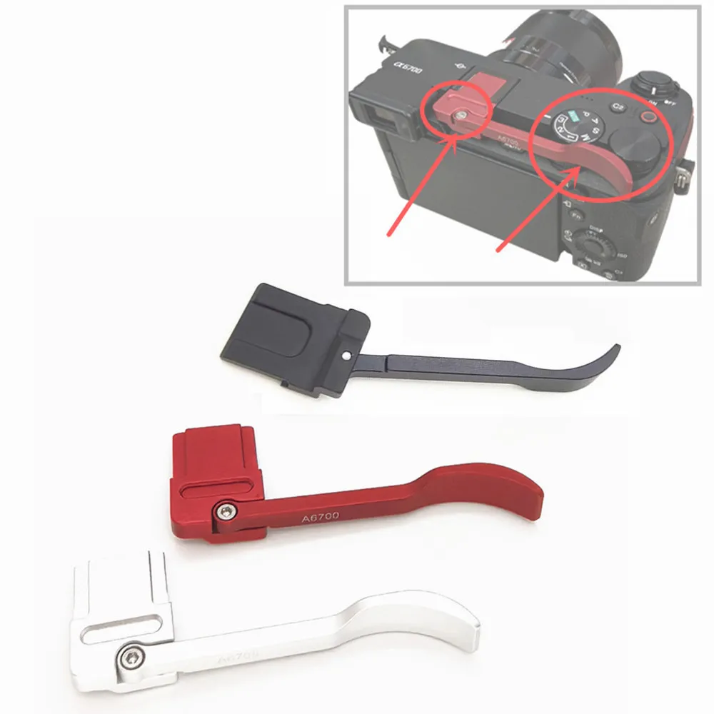 SONY ソニー a6700用ハンドグリップ Amazon.com: JJC Foldable A6700 Thumb Up Grip for Sony A6700