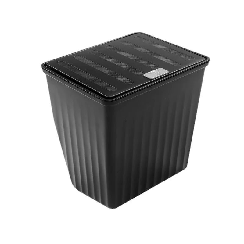 Boîte De Rangement Pour Siège Arrière Tesla Model Y - Matériau TPE, Avec Couvercle - Garde L'habitacle Propre Et Organisé