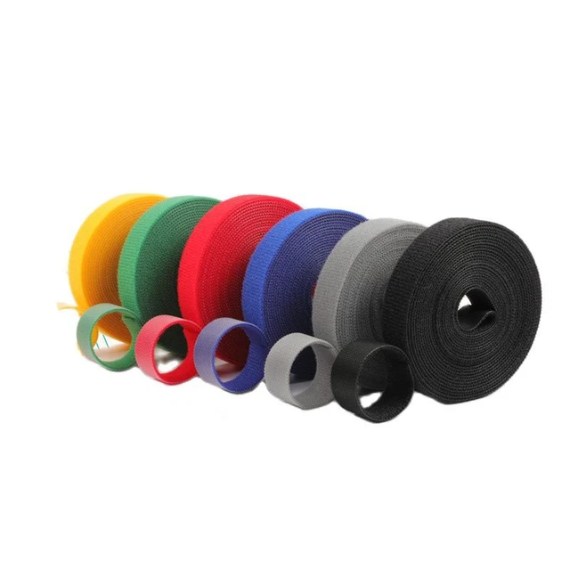 Self Adhesive Tape Reusable Cable Tie Wire Straps Tape DIY Accessories  10/15/20/25mm 5 meters