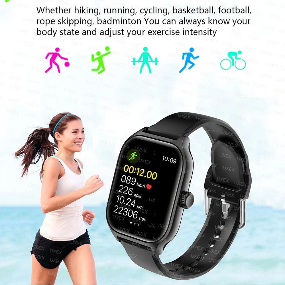2026 New Fashion Smartwatch Men 2.01 HD Bluetooth Call Alarm Clock Custom Photo Health Tracking Watches Smart Women Offers Today 5