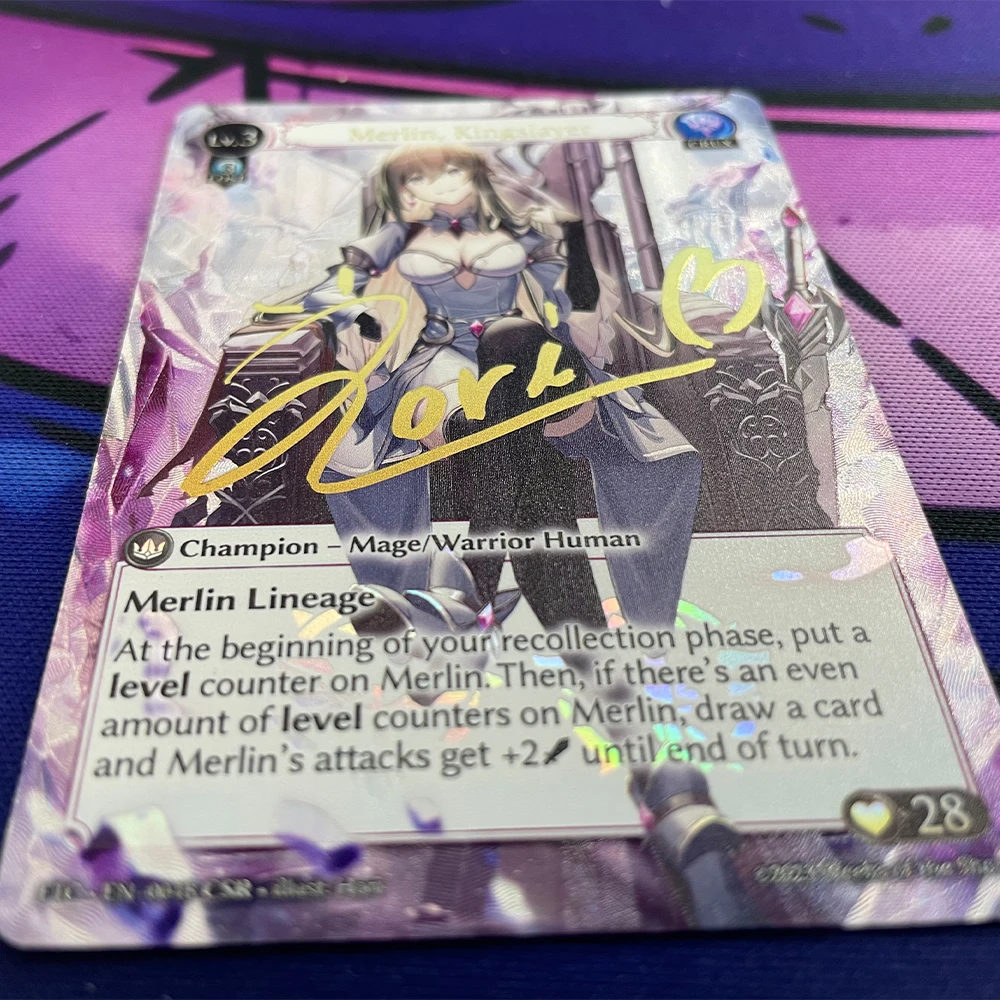 Grand Archive Merlin, Kingslayer Foil ① ドラゴンシールド アートスリーブ グランドアーカイブ Merlin