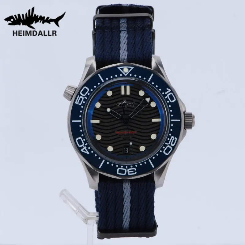 

Heimdallr HMSO-02 Titanium NH35 Automatic Mechanical Men Wristwatch C3 Luminous Sapphire Crystal 200M Waterproof Dive Men Watch