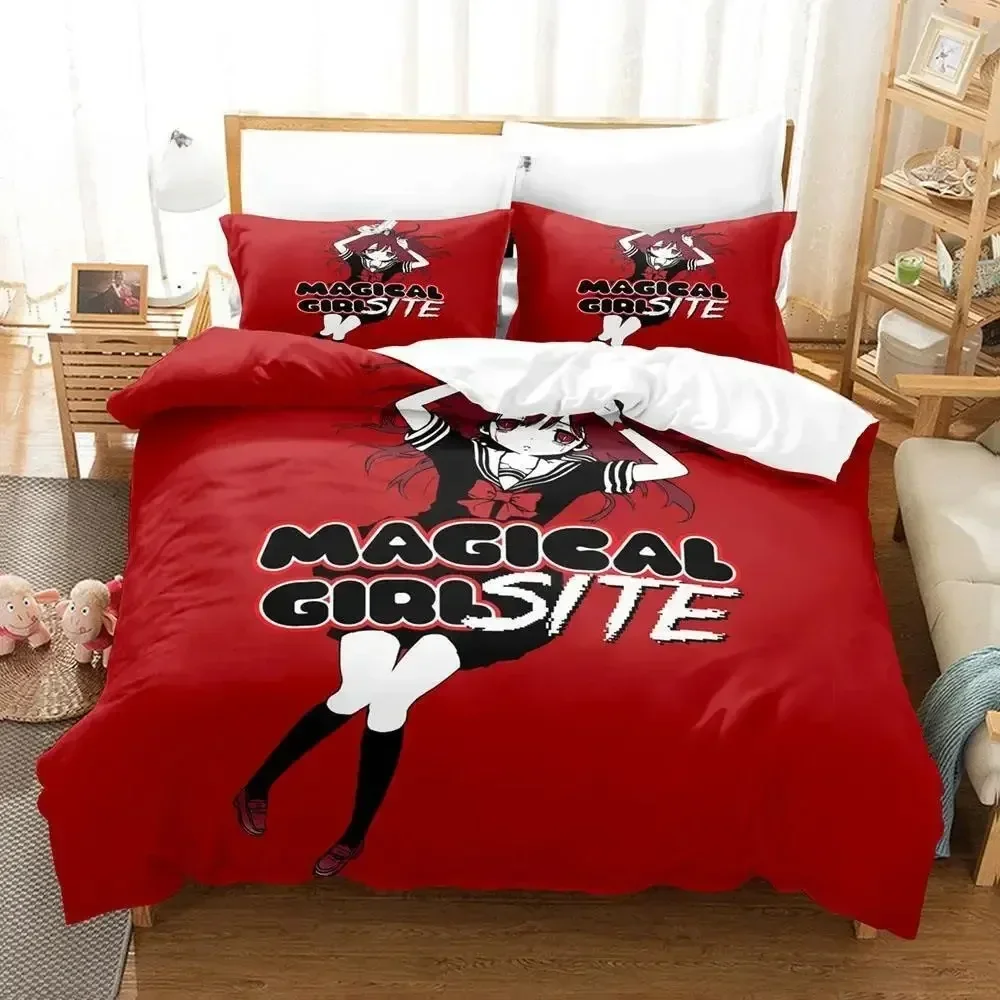 Magical Girl Site Bedding Set Single Twin Full Queen King Size Bed Set Aldult Kid Bedroom Duvet cover Sets Kawaii Bed Sheet Set