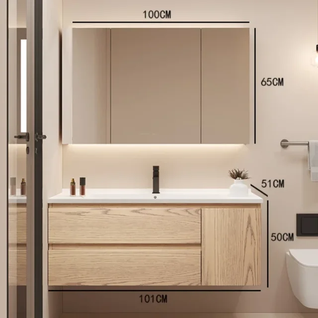 ตู้เฟอร์นิเจอร์ห้องน้ําอ่างล้างหน้าคู่กระจกตู้เก็บเอกสารหรูหราห้องน้ําตู้กระจกห้องน้ําตู้ Шкаф 1