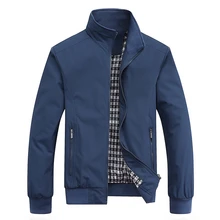 

2021 Spring Autumn Casual Solid Fashion Slim Bomber Jacket Men Overcoat New Arrival Baseball Jackets Men's Jacket M-3XL Top