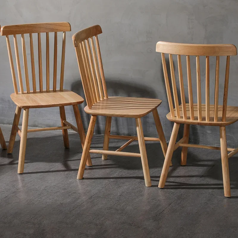 

Simple Modern Dinning Chairs Wooden Designer Wedding Vanity Outdoor Chairs Beach Comfortable Sillas Comedor Furniture CY50DC