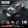 MJX new product 10208 brushless remote control car 1/10 small monster four-wheel drive high-speed off-road vehicle RC 1