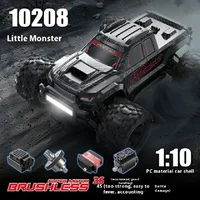 MJX new product 10208 brushless remote control car 1/10 small monster four-wheel drive high-speed off-road vehicle RC 1