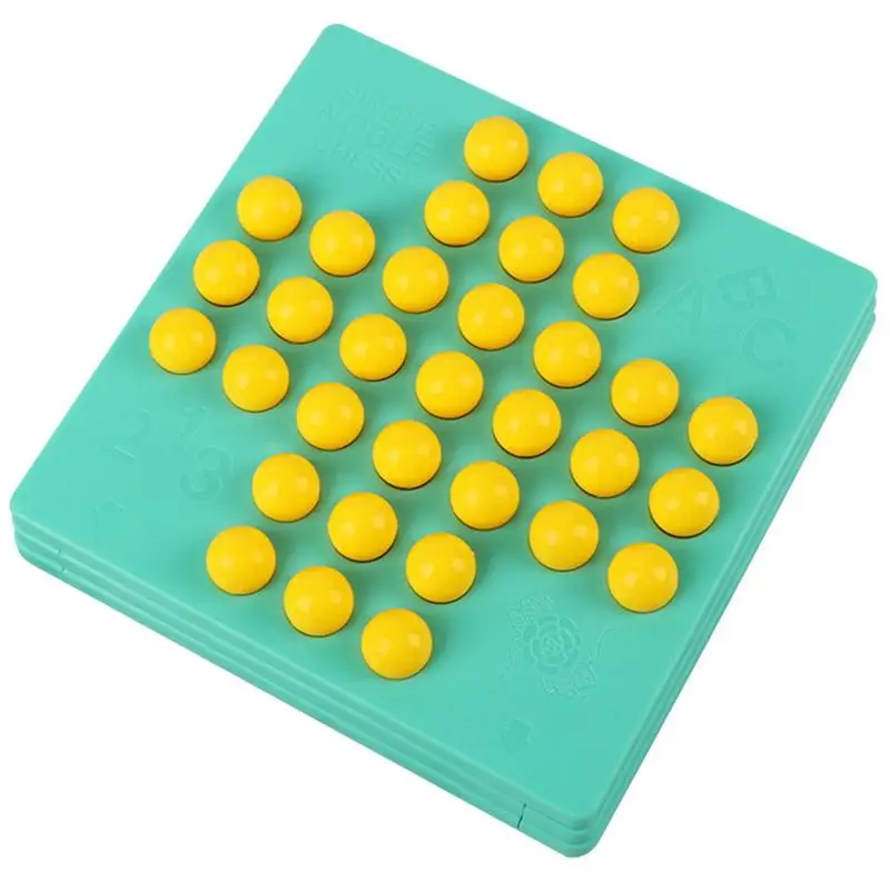 

Checkers Board Puzzle Checkers Board Game Set Family Single Player Game For Children Adults Preschool Toys
