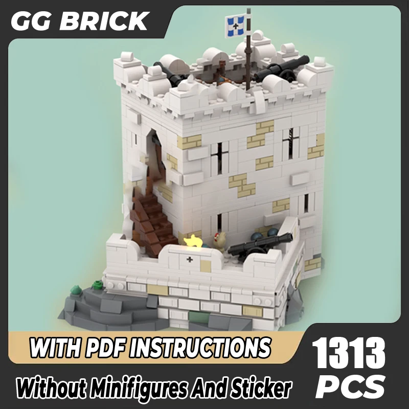 

Конструктор Moc модульная императорская Береговая крепость, модель, технология, кирпич «сделай сам», сборка, оборона, сборная игрушка, рождественский подарок