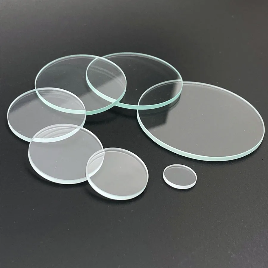 Precision Polished Round Glass Lens for High-Power Flashlights and Bike Lights