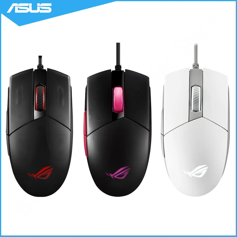 

ROG Strix Impact II Wired / Wireless Dual Mode Ergonomic Gaming Mouse 6200 DPI / 16000 DPI Optical Sensor Aura Sync RGB Lighting