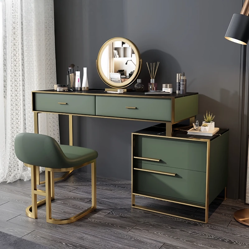 

Design Luxury Dressing Table Nordic Modern Style Aesthetic Home Dressing Table Girls Makeup Tocador Maquillaje Furniture