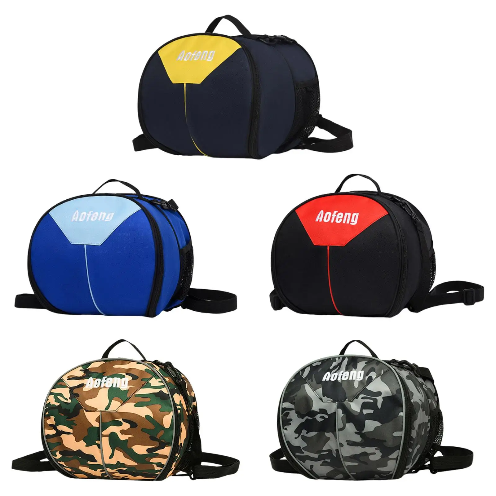

Basketball Shoulder Bag Tear Resistant Dual Zippers Closure Tote Waterproof