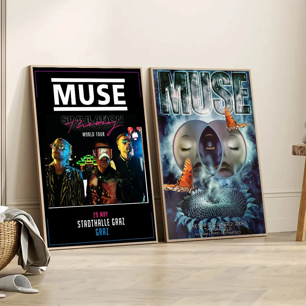 Muse Band Whitepaper Poster HD Quality Poster Wall Art Painting