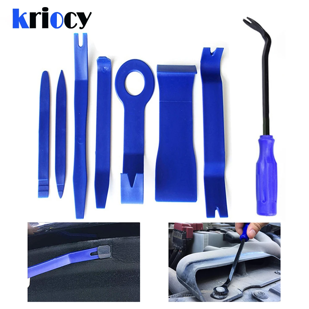 

Auto Door Clip Panel Trim Removal Tool Car Audio Disassembly Kits Navigation Disassembly Installer Prying Automobile Nail Puller
