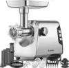 3 Speed Meat Grinder Heavy Duty: Built-in Storage Box, 2 Blades,4 Plates 1