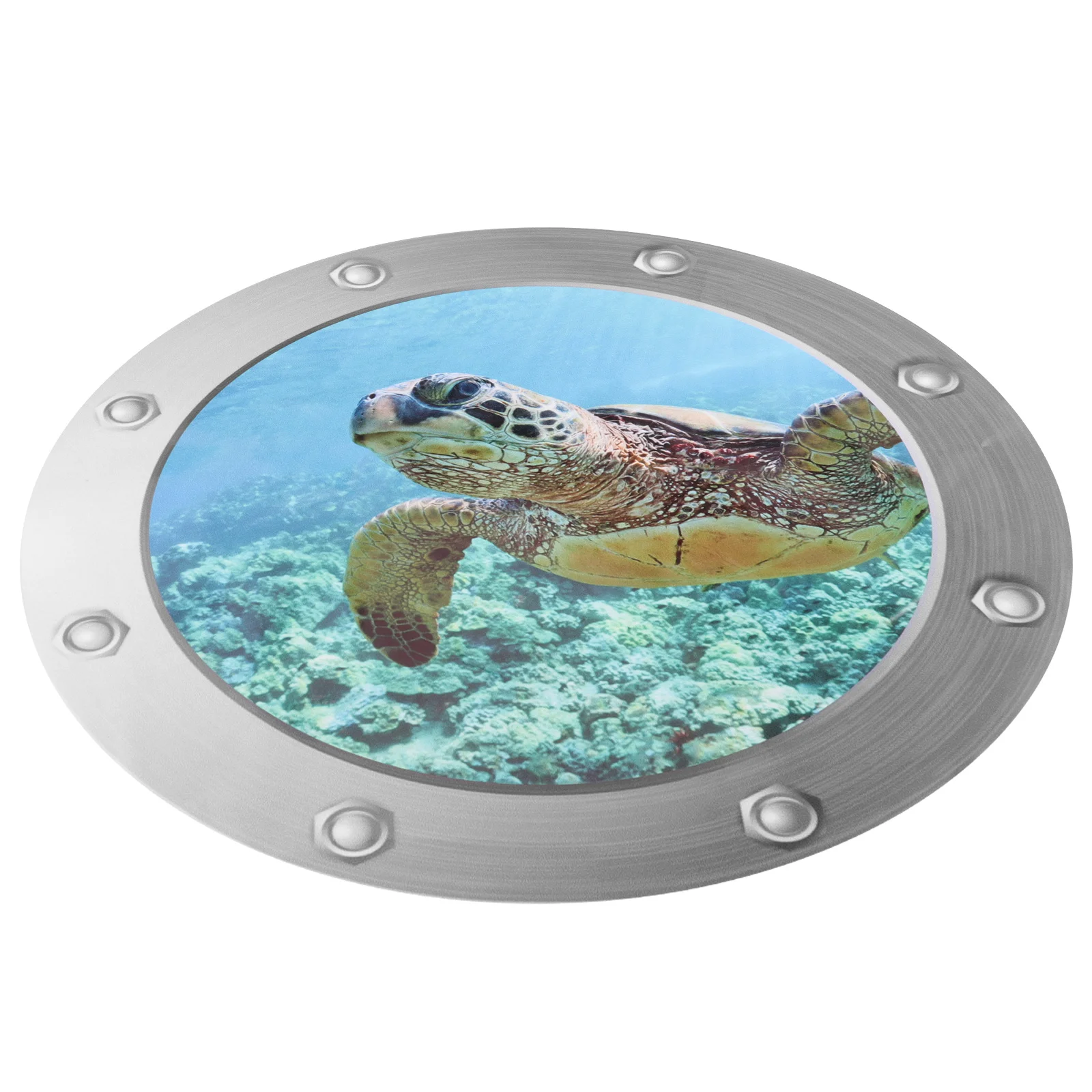 

3D Ocean World Wall Sticker World Wall Decal Life Wall Decoration Window View Wall Wallpaper for Living Room Bedroom