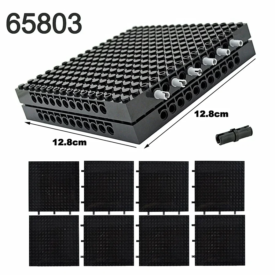 Compatible 65803 2780 Technical Bricks 16x16 Base Plate Mosaic Pop