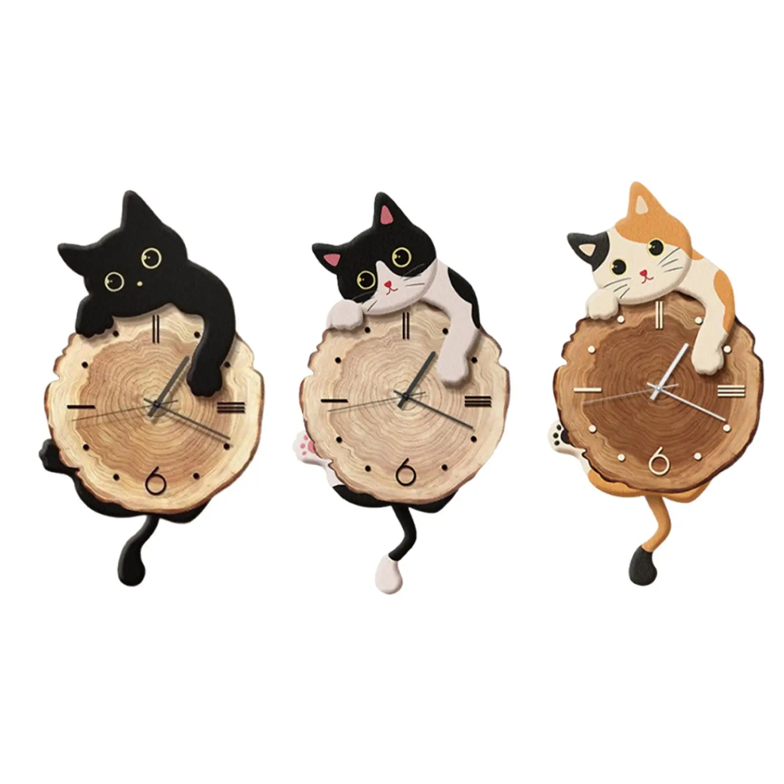 Stylish Cute Cat Decorative Wall Clock