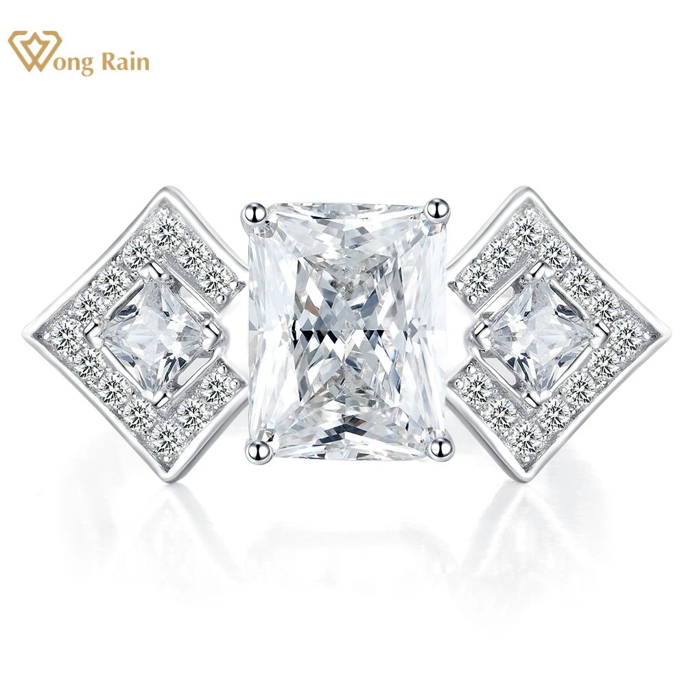 Orecchini Borchie Moissanite Argento 925 Orecchini Borchie In Moissanite Da 1 Ct Totali, Argento 925, Vite Posteriore, Certificati GRA, Taglio Rotondo 5mm Orecchini Vite Schiena Moissanite Lab-created - Foto 7