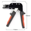 Hollow Drive Wall Anchor Screws Gun Heavy Duty Metal Tool Hollow Wall Anchors Gun Plasterboard Fixing For M4 M5 M6 Molly Bolt 2