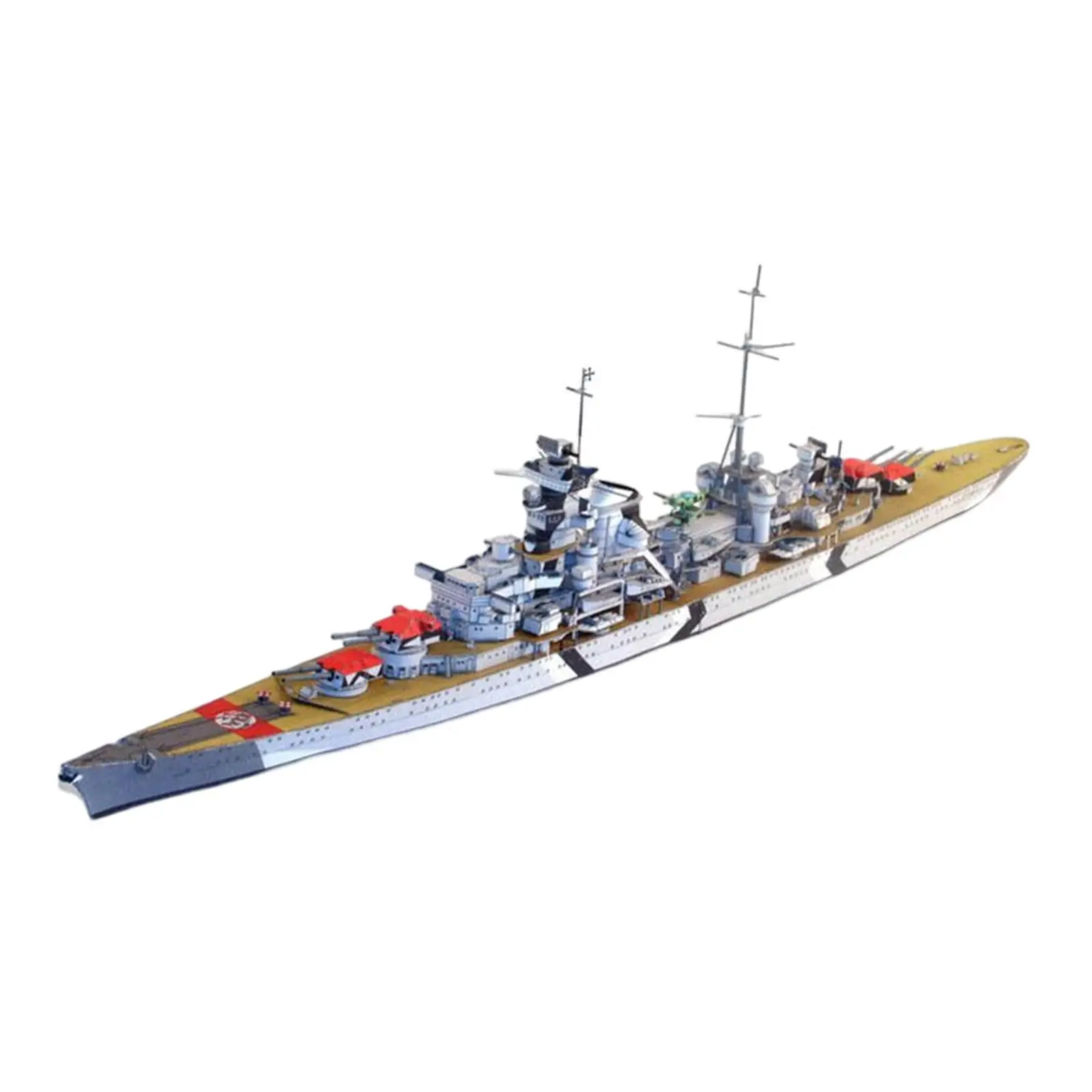 1/400 보트 장난감 장식 종이 공예 파티, 십대용 3D 퍼즐