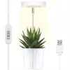 Grow Light, Full Spectrum LED Plant Light for Indoor Plants, Height Adjustable Growing Lamp with Auto On/Off Timer 4 4 Dimmable 2