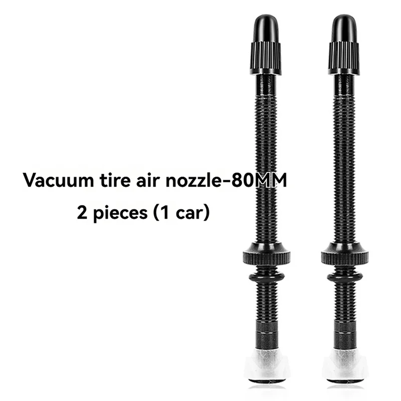 ABME 4Pcs 자전거 튜브리스 Presta 밸브 스템 알루미늄 합금 80Mm 밸브 코어 제거 도구 포함