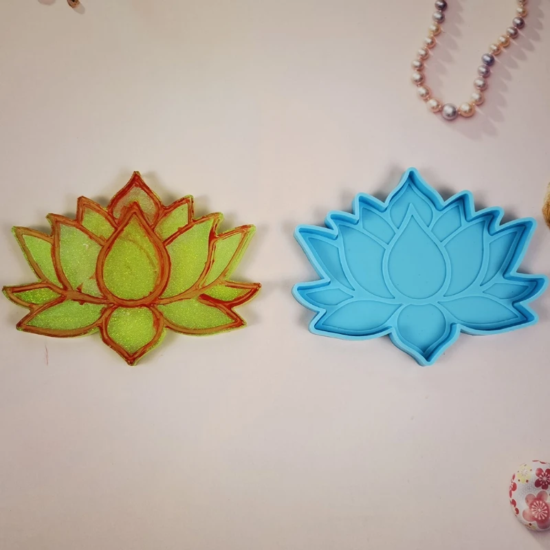 4pcs Epoxy Resin Mold Round Cup Mat Mug Pad Silicone Mould DIY Crafts Ornaments Home Decorations Casting Drop shipping