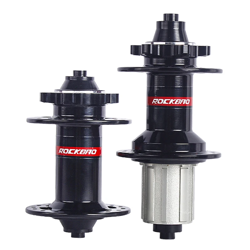 ROCKBAO-Mountain Bike Sealed Bicycle Hub, 32 Holes Bike Accessories, 4Bearing Disc Brake, 100x135mm, QR/TA, 100x142mm, 32 Holes