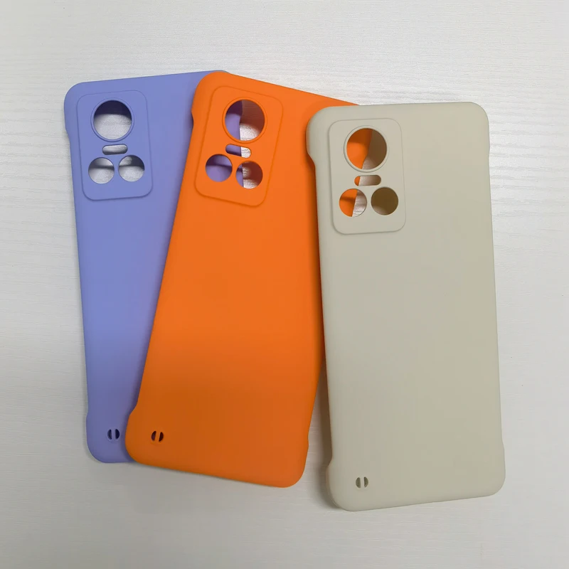 Custodia opaca senza cornice color caramella per Realme GT Neo3 Neo2 Master Neo2T Neo 3 2 2T GT2 Pro 5G Slim Hard PC antiurto Bump_voghion.com