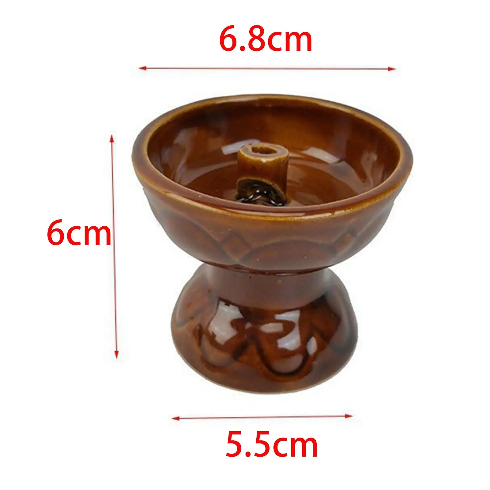 Butter Lamp Holder Dining Table Decorative Refillable Home Altar Decor Buddhist Worship Enshrine Supplies Ancient with Lamp Wick