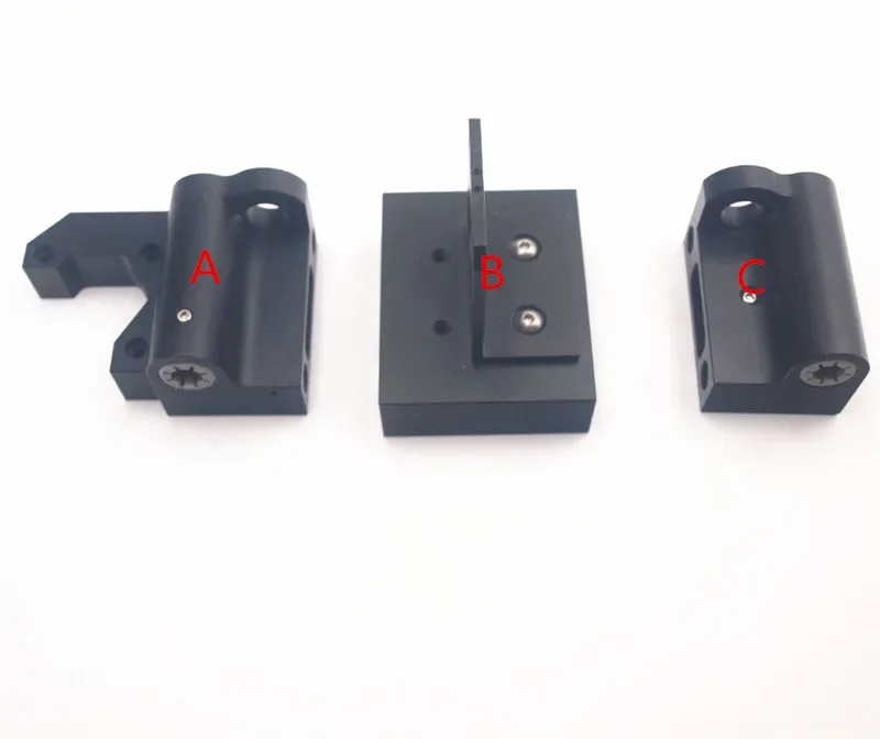 

Funssor черный цвет Prusa i3 MK2/MK3 улучшенный алюминиевый X Мотор/X Натяжной комплект металлический X осевая каретка экструдер