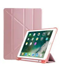 

FOR Ipad10.2 protective cover TPU pen slots 9.7 Transformers anti-fall mini5 airbag silicone PRO11 flat shell
