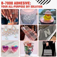 กาวใส LOOLIFL B-7000 25 มล. + อุปกรณ์ตกแต่งเล็บด้วยเพชร - กาวปลายแหลมสำหรับงาน DIY ทำเล็บ ตกแต่งเครื่องประดับ และซ่อมแซมงานฝีมือ 6