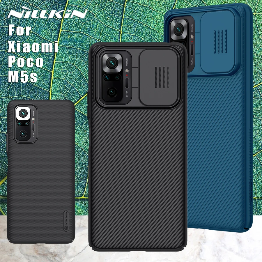 

Nillkin for Xiaomi Poco M5s Case Lens CamShield Camera Protection Back Cove Hard PC cases Fundas 5G