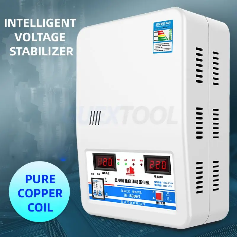 

Voltage Regulator For 220V Household High-power Air Conditioning Fully Automatic Commercial Intelligent Voltage Stabilizer