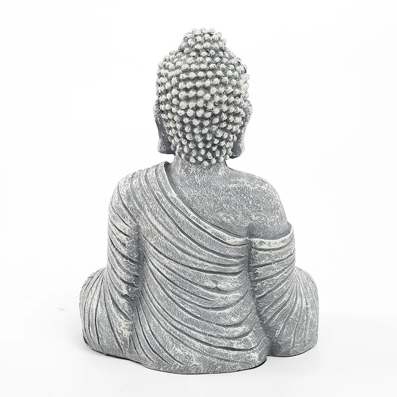 Buddha statue with smiling face, resin statue, handicraft decoration, Chinese style