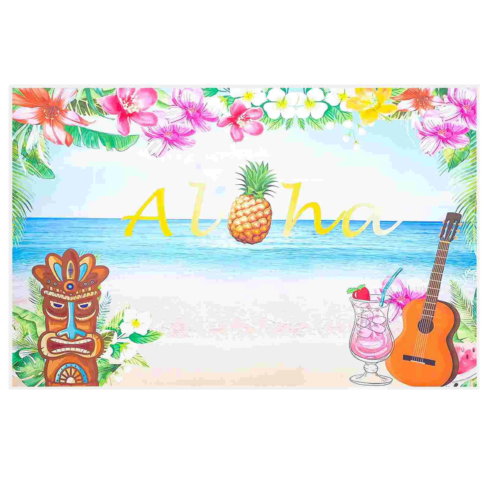 

Tapestry Beach Blanket Seaside Hawaiian Decor Polyester Cloth Convenient Picnic