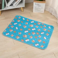 Reusable Absorbent Dog Pee Pad Blanket - Washable Pet Bed Urine Mat and Training Pad - 150x90cm (Corgi)